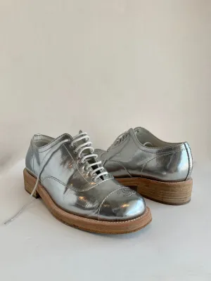 Chanel Metallic Oxford Shoes