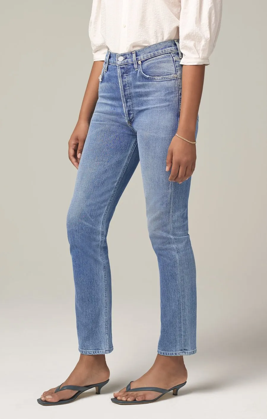 Citizens of Humanity - Charlotte High Rise Straight Jeans in Taboo