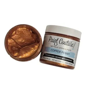 Copper Penny Metallic Stencil Paste