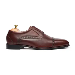 Crispin - Men's Oxblood Calf Leather Derby