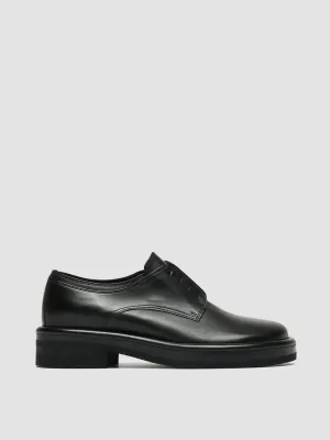 ERA 011 - Black Leather Derby Shoes