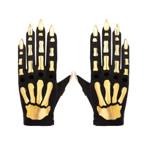 FULL METAL BONES GLOVES WITH STILETTO NAILS