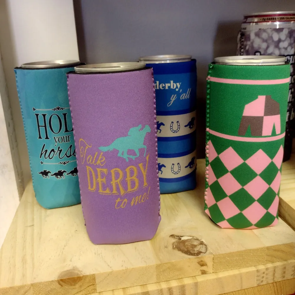 Hold Your Horses Slim Koozie