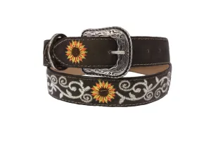 Kids #800 Brown Western Cowboy Belt Leather - Removable Buckle