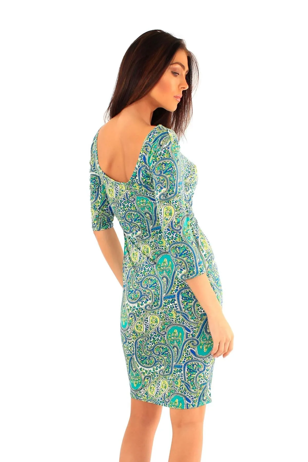 Ladies Half Sleeve Bodycon Sonya Dress