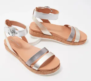 Marc Fisher Multi-Strap Sandals - Verily Metallic Multi ,8 Medium