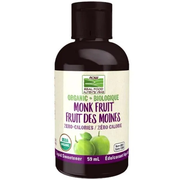 NOW Organic Monk Fruit Unflavoured 59mL