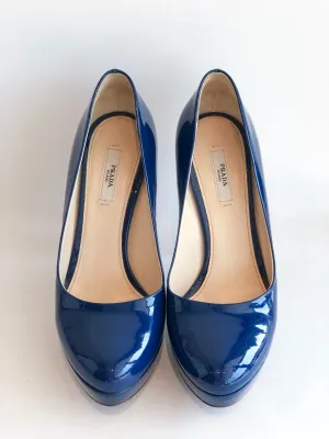 Prada Patent Leather Platform Heels