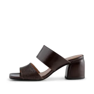 Runa mule fishleather - BROWN FISH MIX